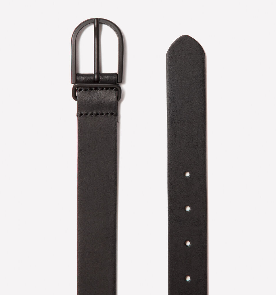 Ceinture à boucle opaque - ceintures pour homme - Noir | Sisley image number 2